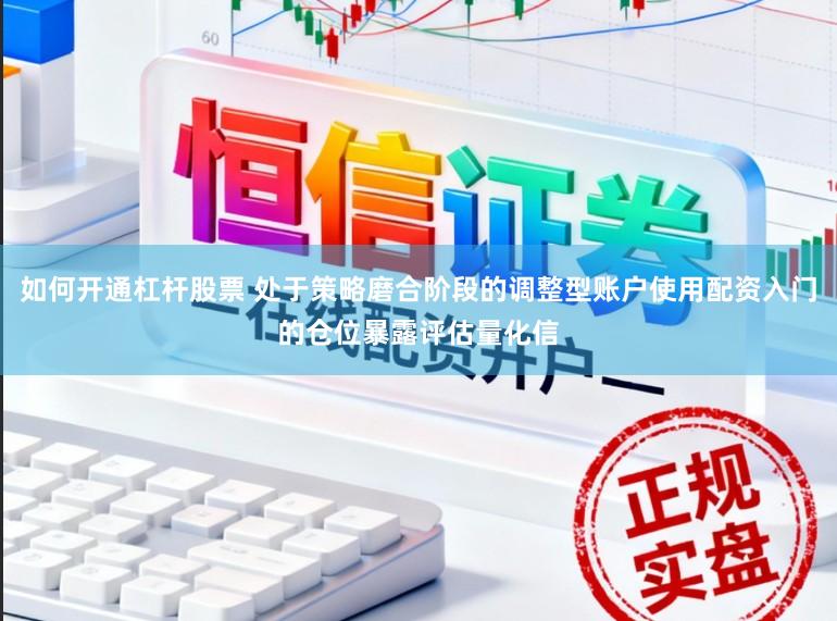 如何开通杠杆股票 处于策略磨合阶段的调整型账户使用配资入门的仓位暴露评估量化信