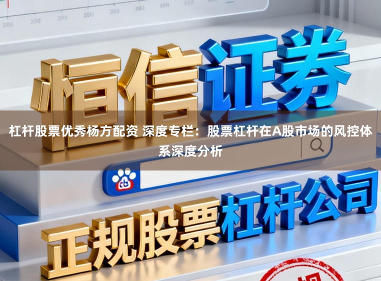 杠杆股票优秀杨方配资 深度专栏：股票杠杆在A股市场的风控体系深度分析